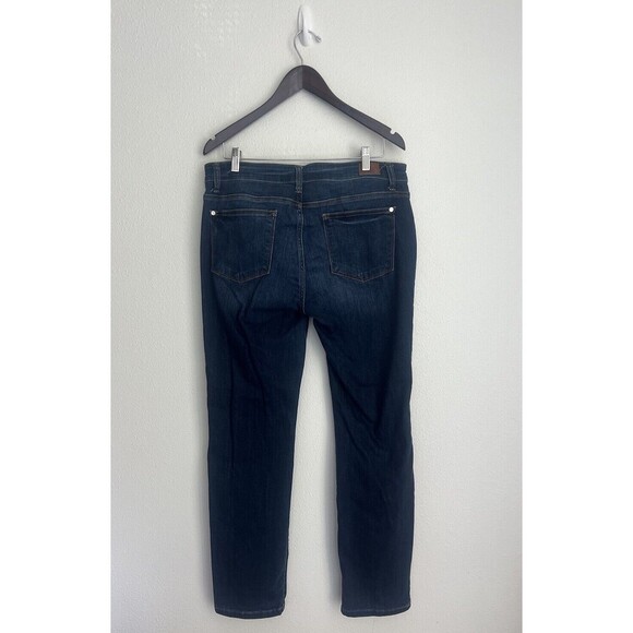 Judy Blue Jeans Womens 15 32 Blue Mid Rise Regular Straight Fit 32X29 Stretch - Picture 3 of 8